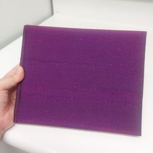 Artisan Raw Silk Notebook With Handcrafted Pages